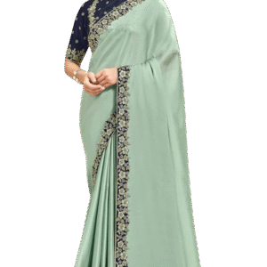 a traditional Indian saree in an elegant and sophisticated style